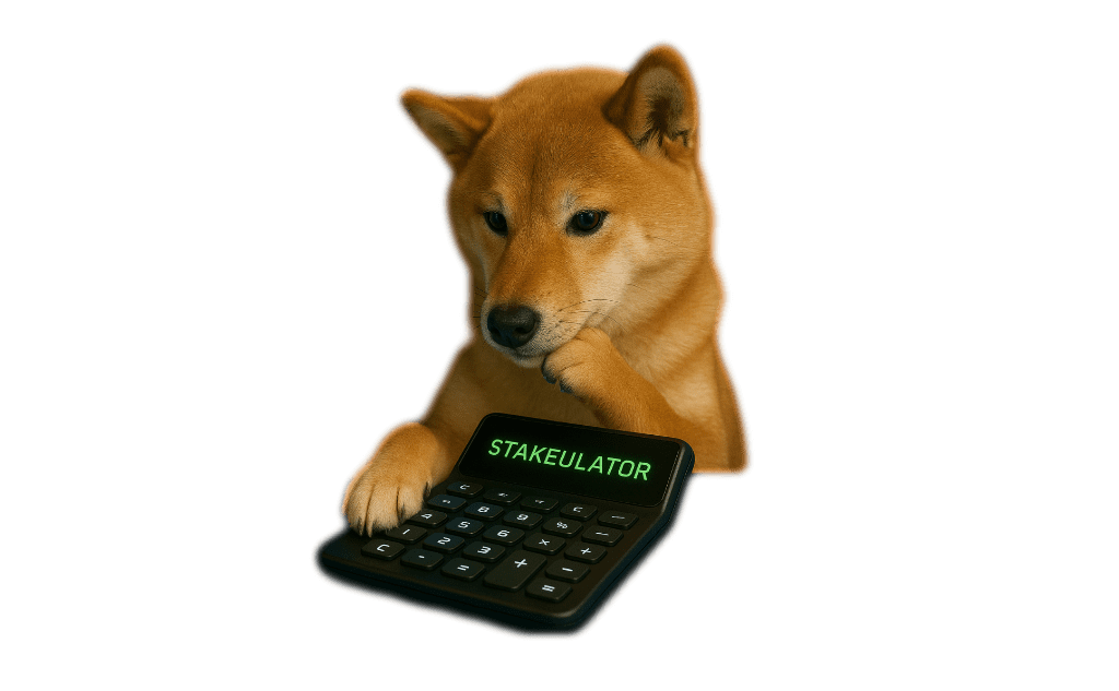 Staking calculator preview